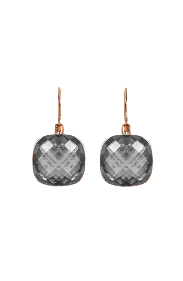 Crystal Oorbellen Antraciet – shoparchief