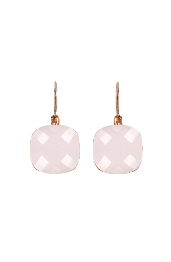 Crystal Oorbellen Powder Pink – shoparchief