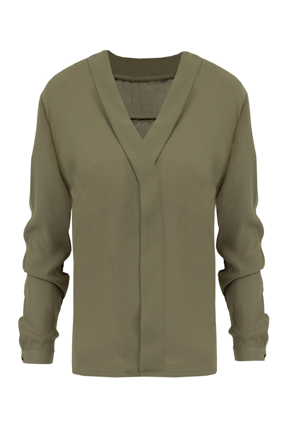 Femme Fatale Blouse Army – shoparchief