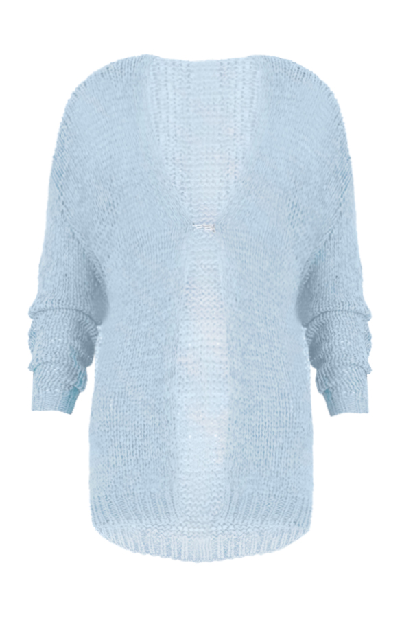 Ice Blue Musthave Cardigan – shoparchief