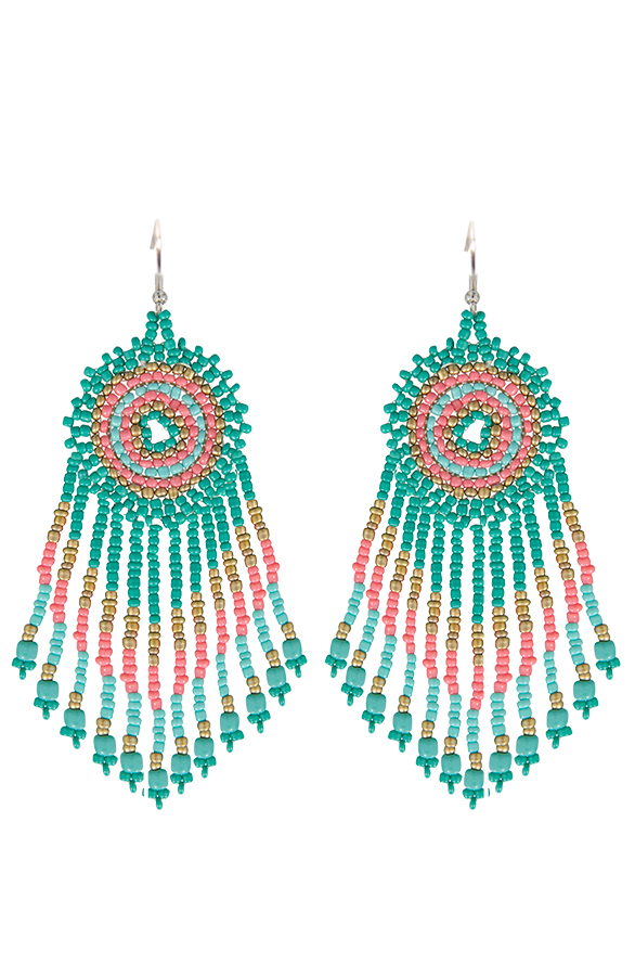 Las Dalias Fringe Oorbellen – shoparchief