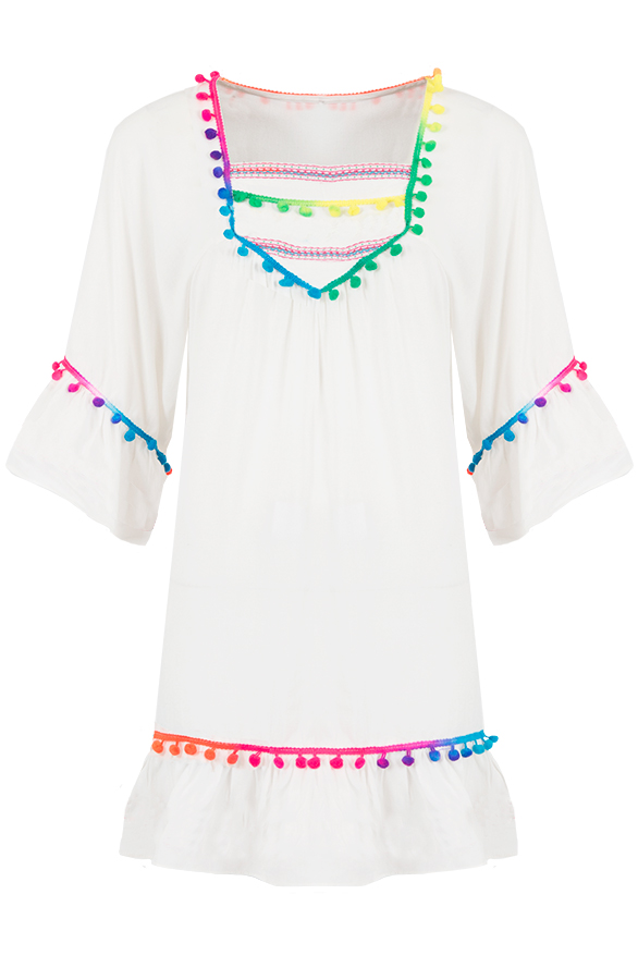 Most Wanted Ibiza Tuniek Pompon – shoparchief