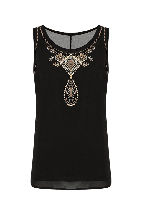 Musthave Beads Top Black – shoparchief