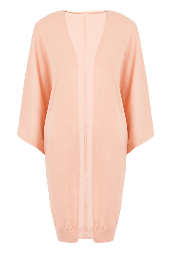 Oversized Split Cardigan Peach – shoparchief