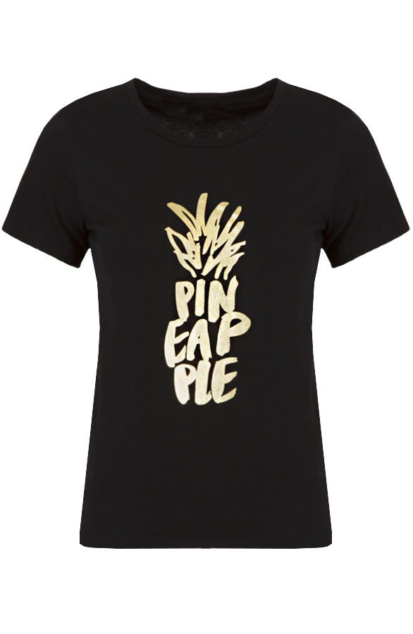 Pineapple It Shirt 2.0 Black – shoparchief
