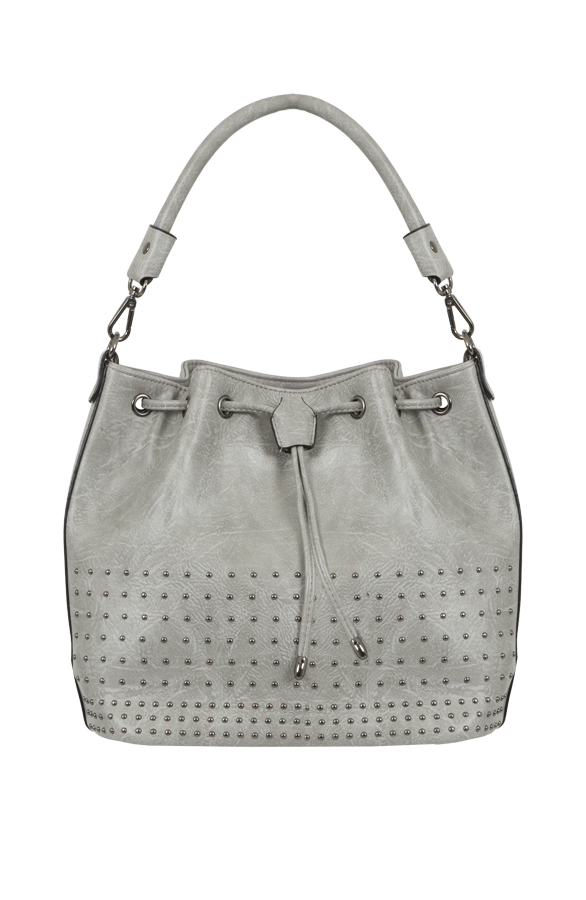 Pouch Bag Grey Studs – shoparchief