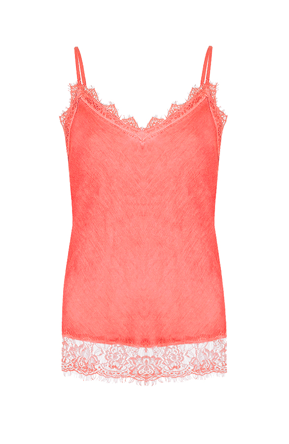 Romance Lace Top Coral – shoparchief