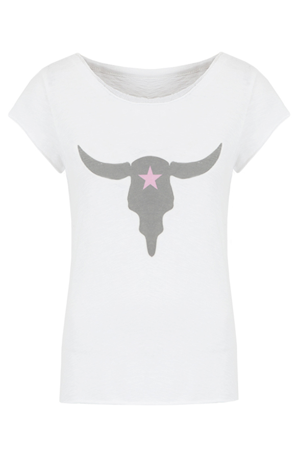 Skull Star Top Grey – shoparchief