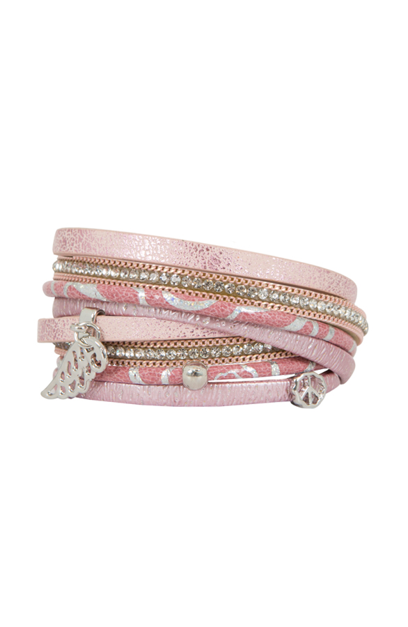 Wrap Bracelet Colorfull Pink – shoparchief