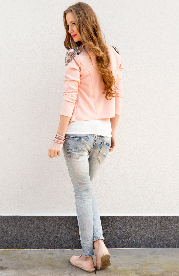 Luxury Chains Jacket Pink – shoparchief, foto 3