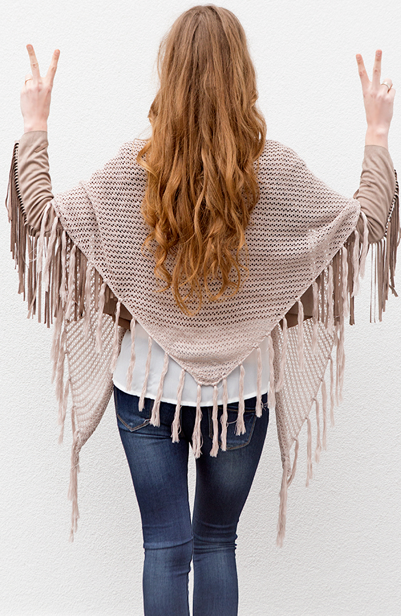 Summer Fringe Sjaal Soft Taupe – shoparchief, foto 4