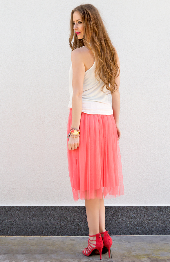 Tule Skirt Coral – shoparchief, foto 4