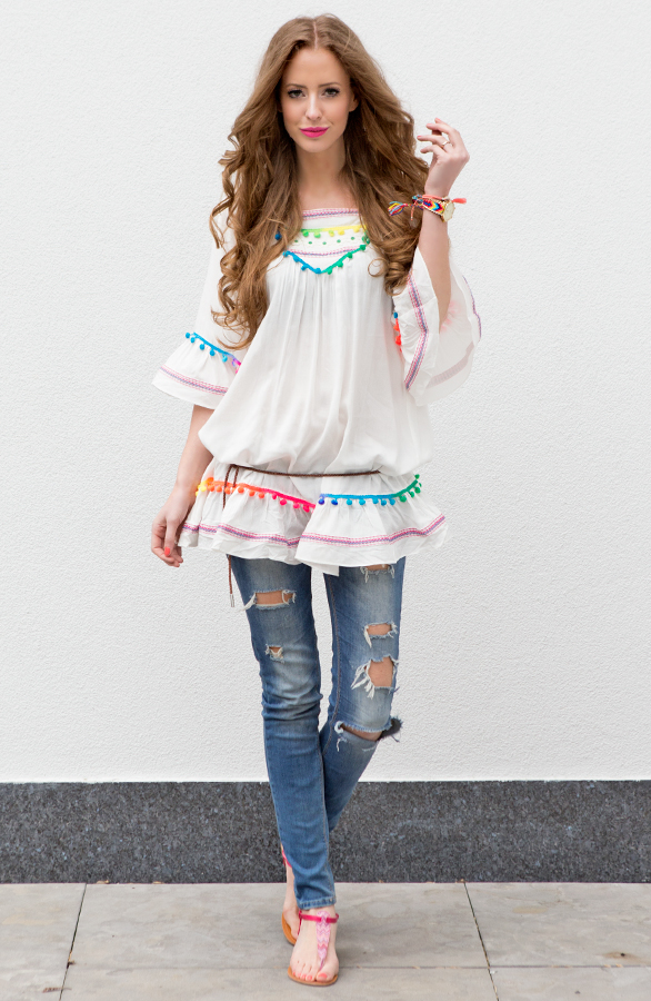 Most Wanted Ibiza Tuniek Pompon – shoparchief, foto 3