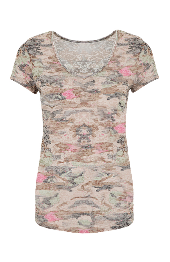 Camouflage Pink Top – shoparchief