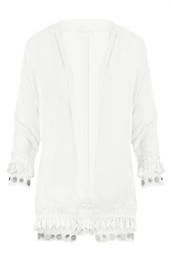 Coins Cardigan 2.0 Creme – shoparchief