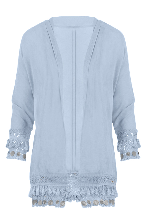 Coins Cardigan 2.0 Ice Blue – shoparchief