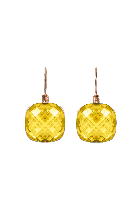 Crystal Oorbellen Yellow – shoparchief
