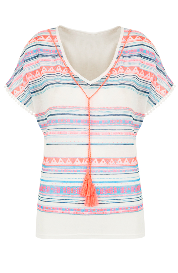 Egyptian Aztec Tuniek White – shoparchief