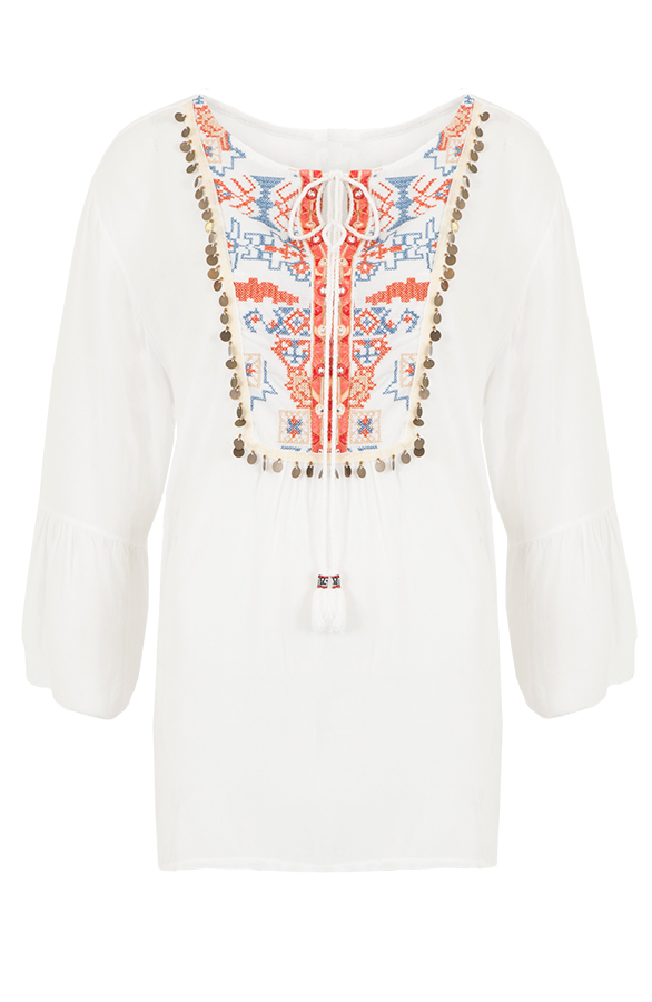 Ibiza Coins Tuniek White – shoparchief