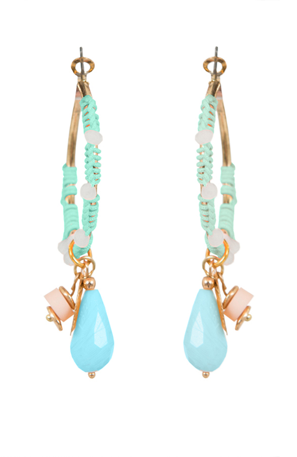 Wrap Me Oorbellen Mint – shoparchief