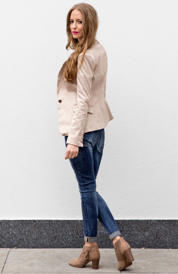Bella Tassel Booties Taupe – shoparchief, foto 3