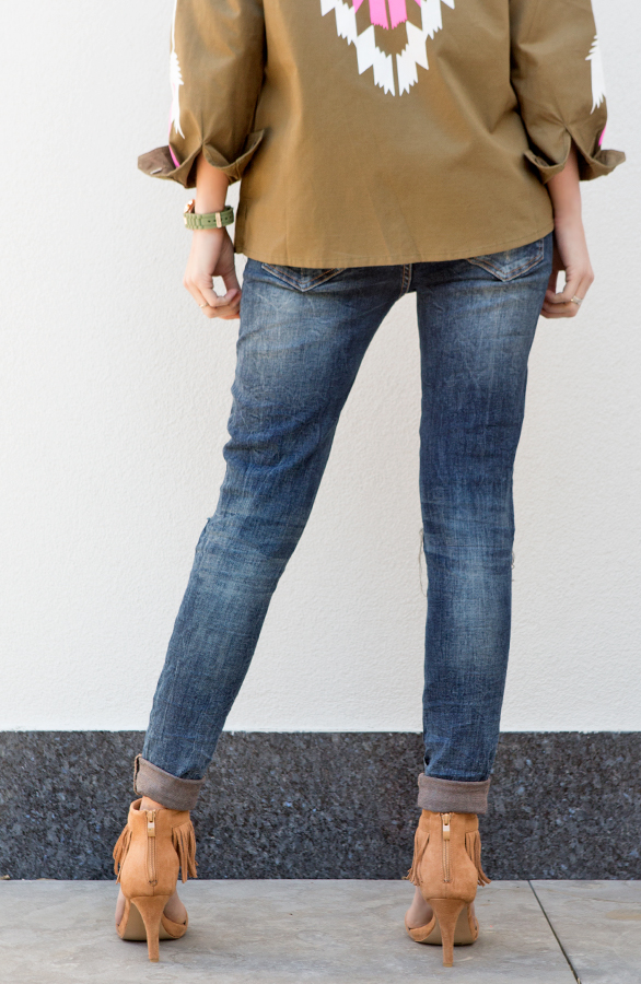 Fringe Heels Camel – shoparchief, foto 4