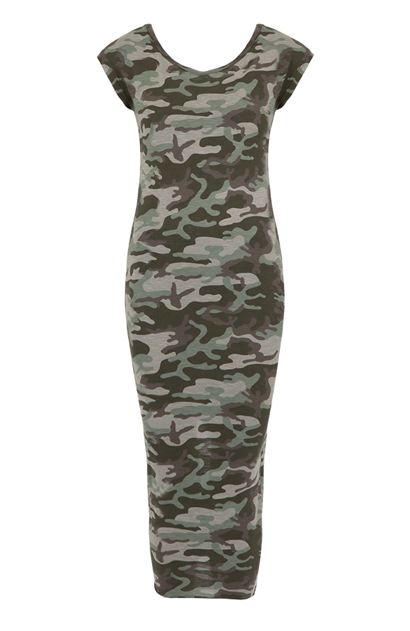 Army Maxi Dress Military – shoparchief