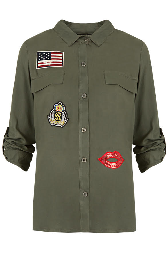 Army Patches Blouse – shoparchief