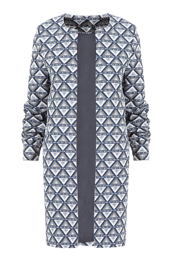 Aztec Cotton Jacket Blue 2.0 – shoparchief