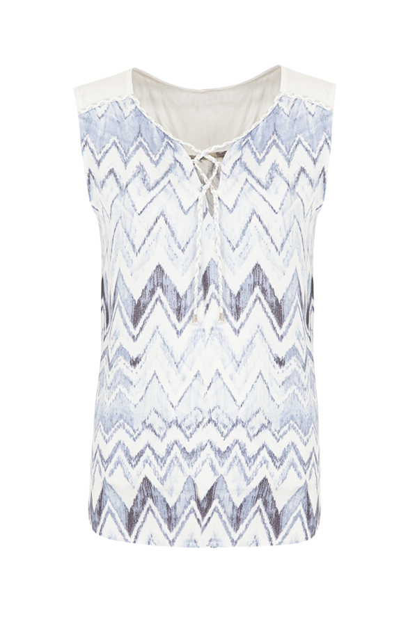 Aztec Top Sky Blue – shoparchief