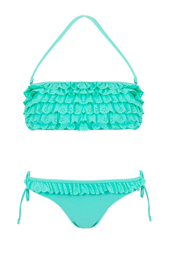Bandeau Lace Mint Bikini – shoparchief