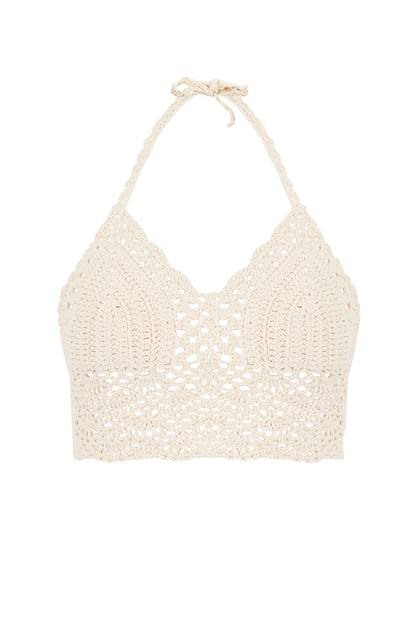 Crochet Top Beige – shoparchief