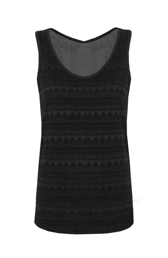 Perfect Crochet Top Black – shoparchief