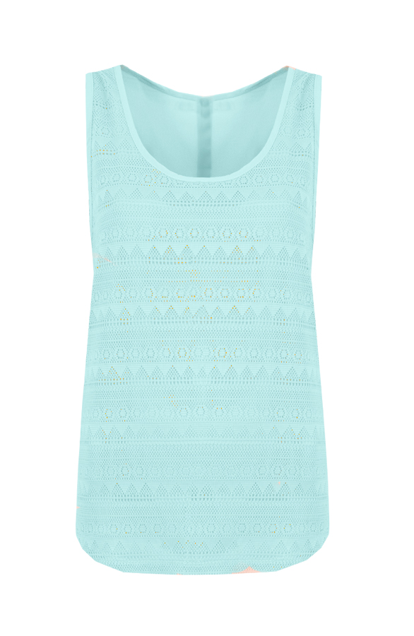 Perfect Crochet Top Blue – shoparchief
