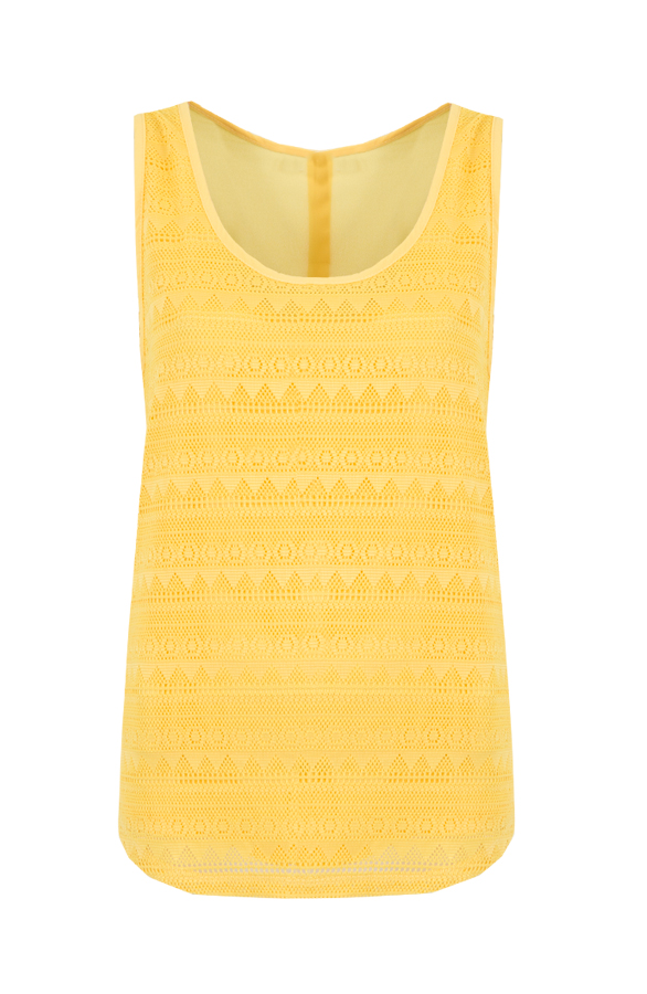 Perfect Crochet Top Yellow – shoparchief