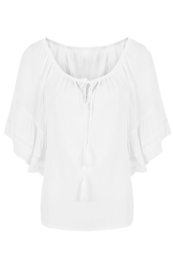 Spanish Blouse White – shoparchief