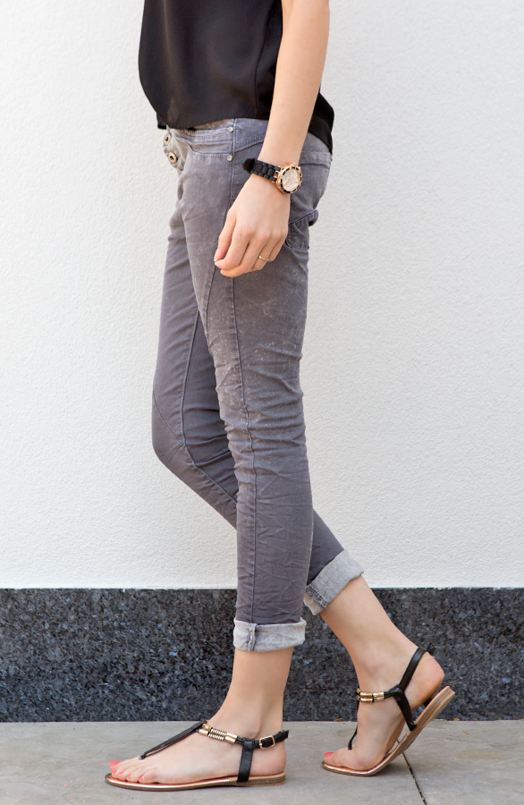 Chino Jeans Washed Grey – shoparchief, foto 3