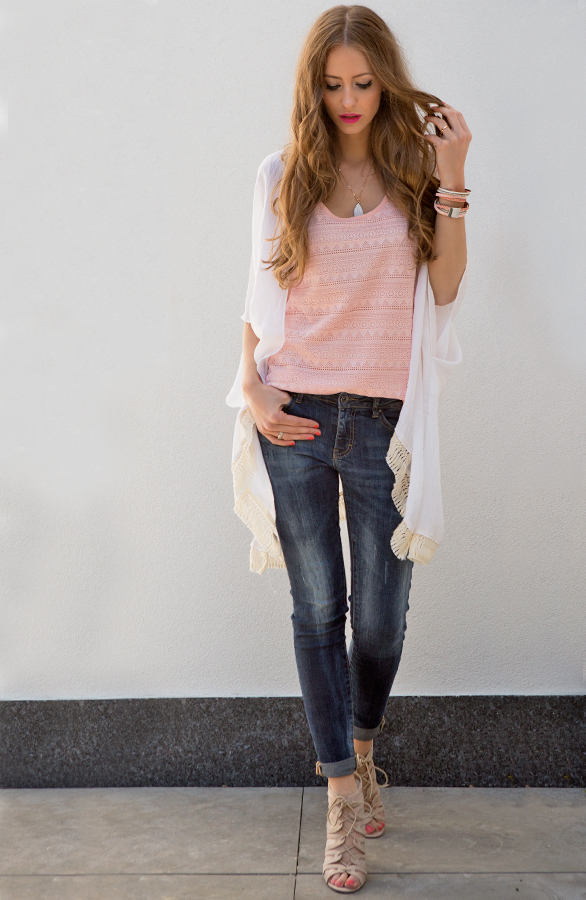 Perfect Crochet Top Roze – shoparchief, foto 5
