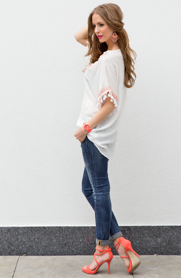 Monaco Blouse White – shoparchief, foto 4