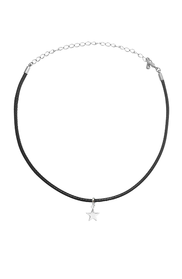 Choker Ketting Ster Zilver – shoparchief