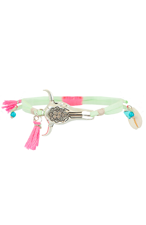 Ibiza Buffalo Bracelet Mint – shoparchief