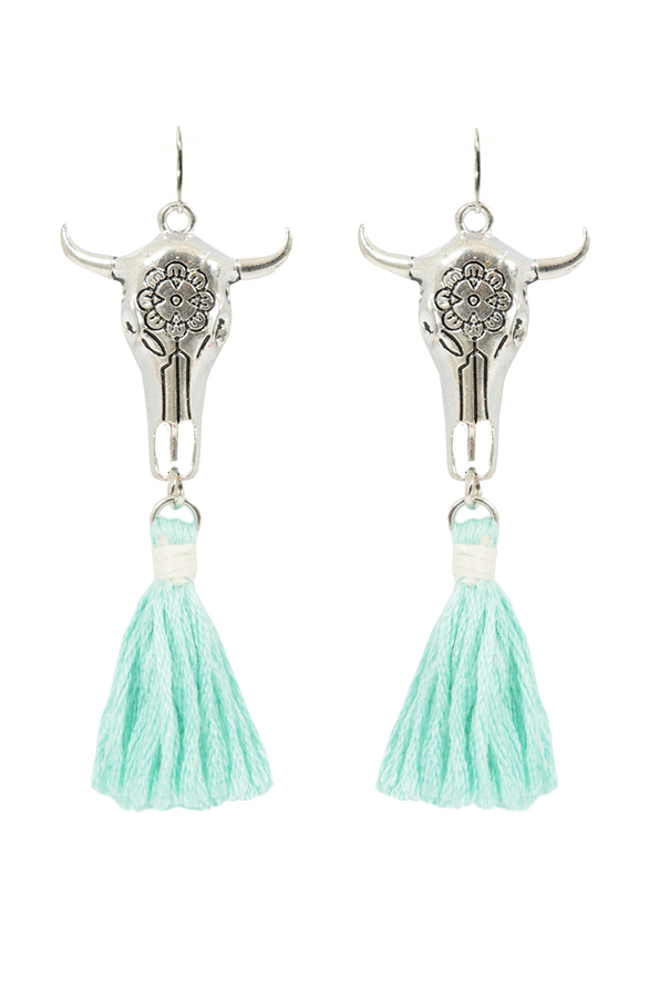 Ibiza Buffalo Oorbellen Mint – shoparchief