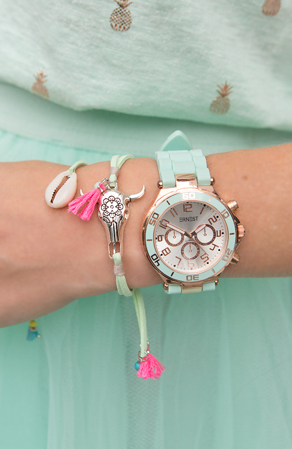 Ibiza Buffalo Bracelet Mint – shoparchief, foto 2