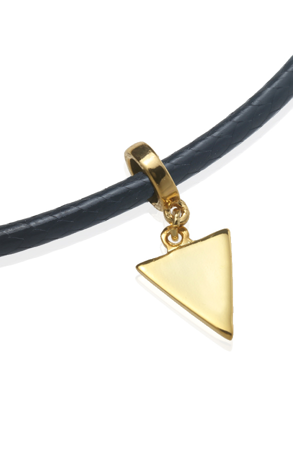Choker Ketting Triangel Goud – shoparchief, foto 2