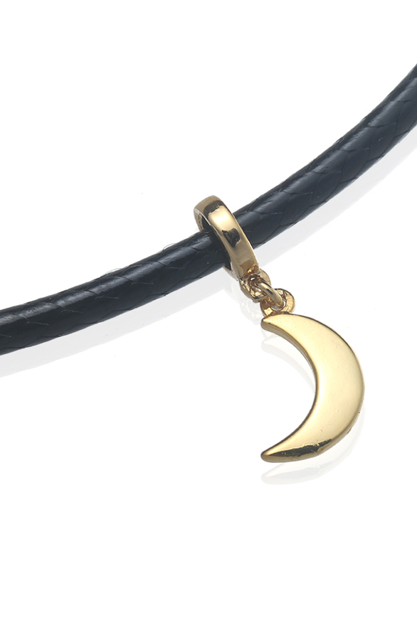 Choker Ketting Maan Goud – shoparchief, foto 5