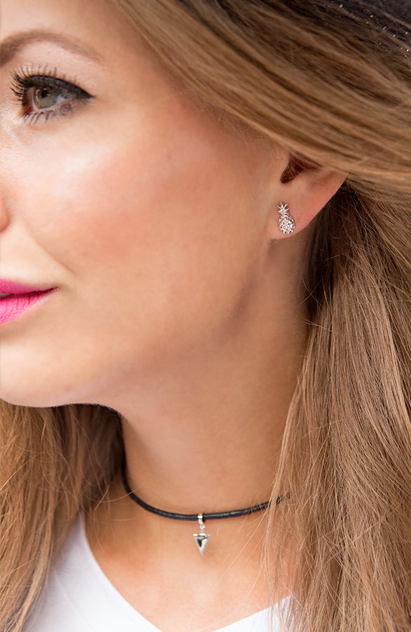 Choker Ketting Hart Zilver – shoparchief, foto 2