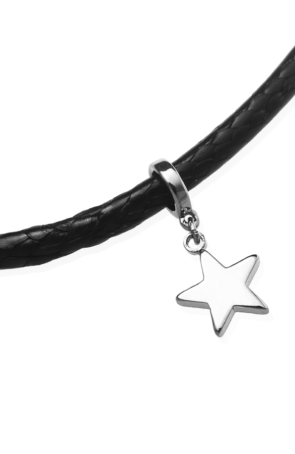 Choker Ketting Ster Zilver – shoparchief, foto 6
