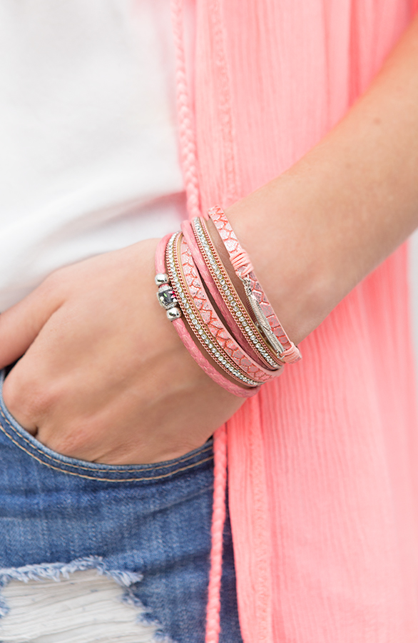 Wrap Bracelet Feather Blush – shoparchief, foto 2