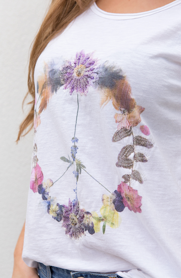 Flowerly Top White – shoparchief, foto 4