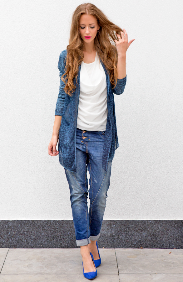 Full Star Cardigan Blue – shoparchief, foto 4
